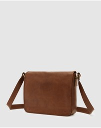 Republic of Florence - The Aurelian Brown Leather Messenger