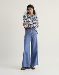 Seasalt - Seasalt Cornwall Blue Teasel Head Shirt