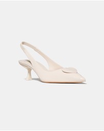 Kate Spade - Lover Slingback Kitten Heels