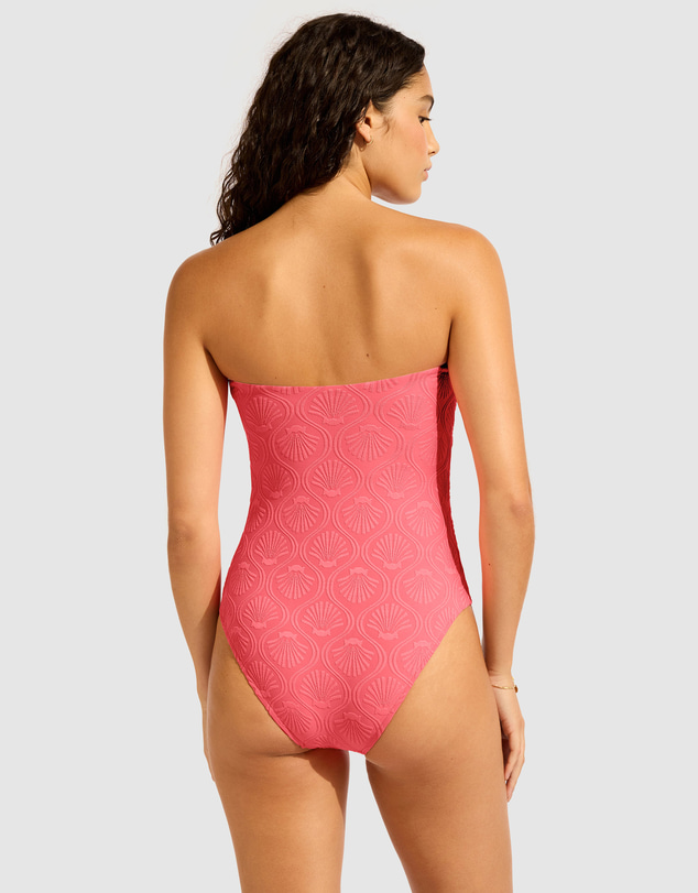 Seafolly - Luna Ring Front Bandeau One Piece Swimsuit