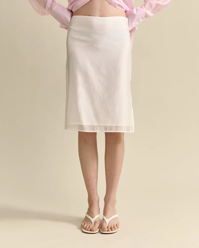 MVN - Sheer Midi Skirt