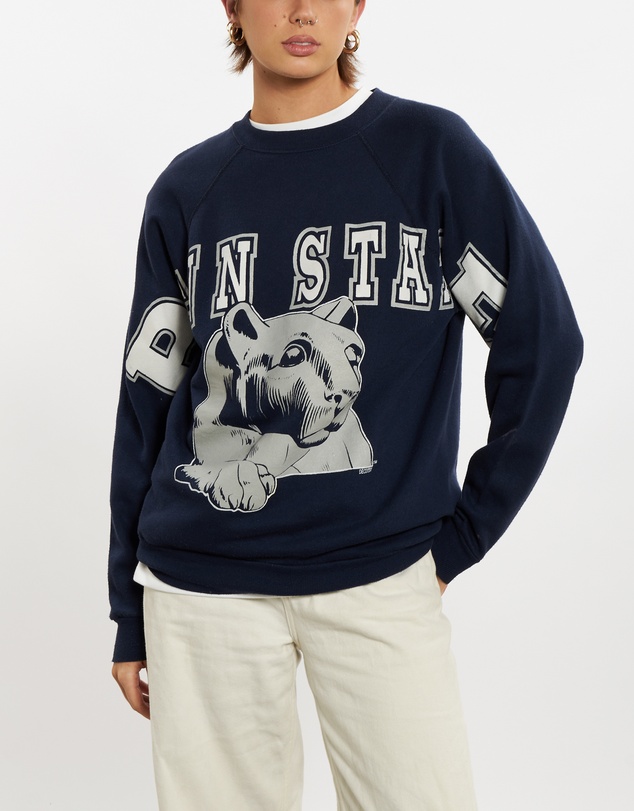 Vintage by The Real Deal - Pre Loved - 90s NCAA Penn State Nittany Lions Sweatshirt