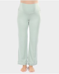 Angel Maternity - Maternity and Nursing Sleeve Pyjama Set in Sage