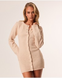 SNDYS - August Fluffy Knit Mini Dress