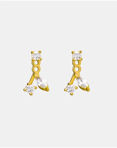 Zoe Olivia - 14K Gold Vermeil Cubic Zirconia Ear Jacket