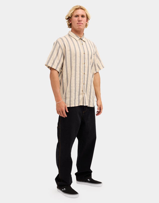 Billabong - Mens Sundays Jacquard Short Sleeve Shirt