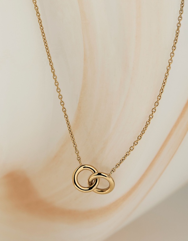Najo - Embrace Yellow Gold Necklace (42cm+ext)
