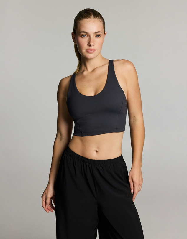 Rockwear - V Neck Low Impact Longline Sports Bra