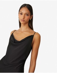 Forcast - Mae Side Ruched Satin Dress