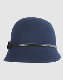 Max Alexander - Felt Navy Fashion Bucket Hat