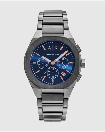 Armani Exchange - Gun-Metal Chronograph Watch