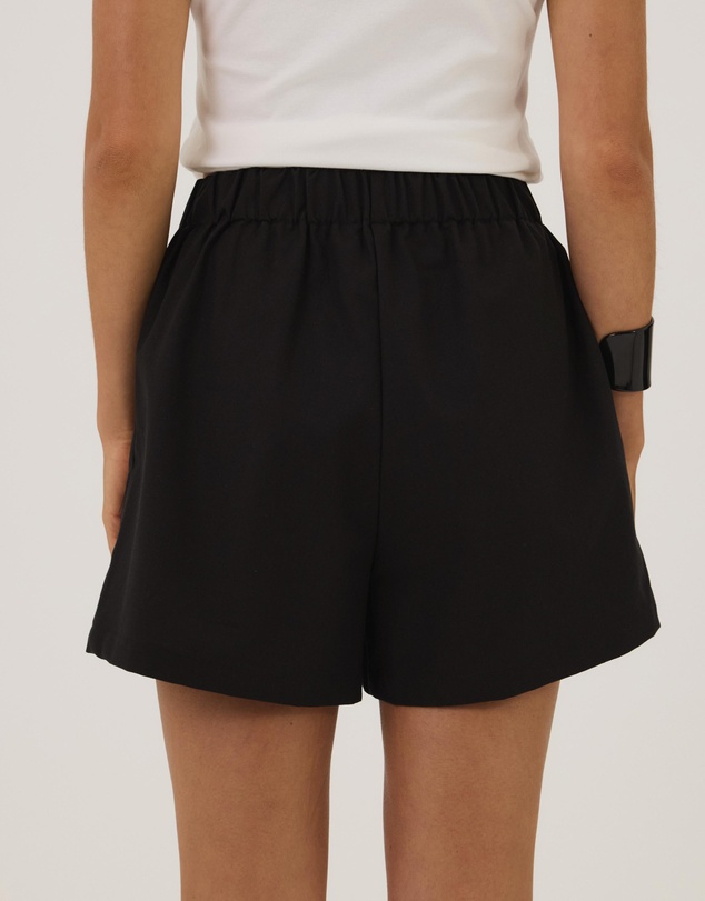Atmos&Here - Lana Everyday Linen Shorts With Mock Fly Detail