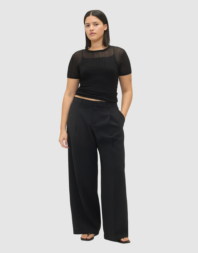 GAP - 365 Tribeca Twill Low Rise Wide Leg Pants