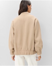 UNISON - Wool Blend Bomber Jacket