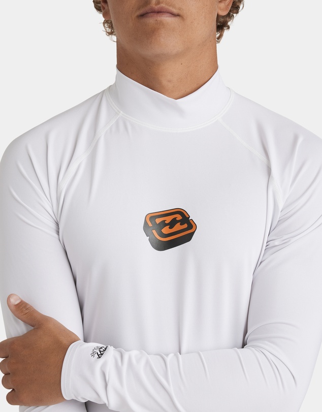 Billabong - Mens Jimmy Contrast Long Sleeve Rash Vest