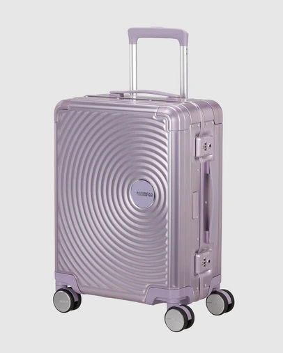 American Tourister - Soundbox Alu Carry-On Small 55cm Zipperless Suitcase