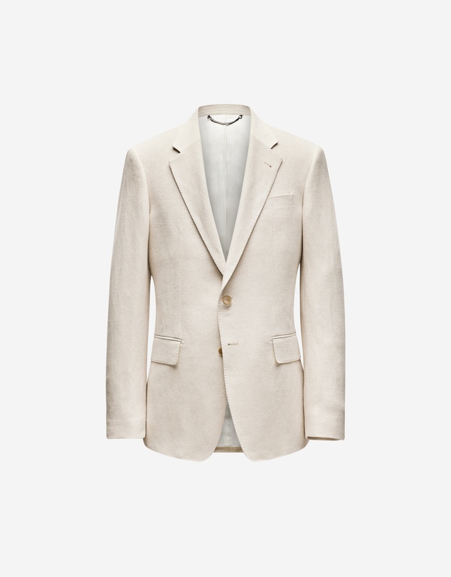 Calibre - Linen Cotton Twill Suit Jacket Natural