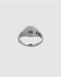 Haze & Glory - ICONIC EXCLUSIVE - Ring Signet Ring Everyday in 925 Sterling Silver