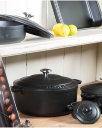 Chasseur - Round French Oven 28cm - Matte Black