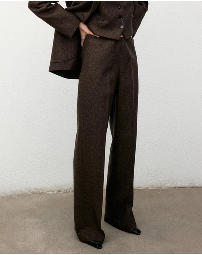 M.N.G - Speckled Wool Trousers