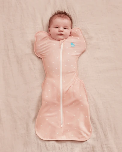 Love to Dream - Swaddle Up™ Original 0.2 TOG Viscose From Bamboo Hearts Blush