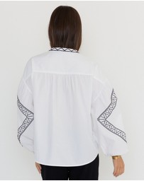 ALEXANDRA - Dylan Blouse White