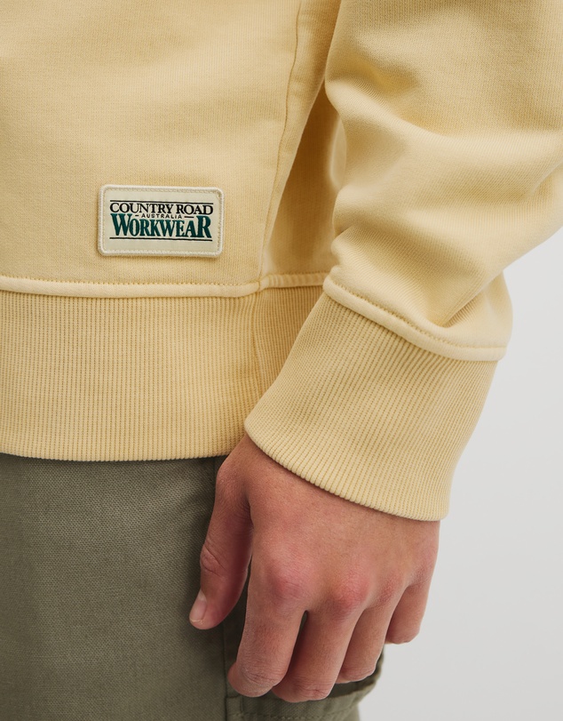 Country Road - Australian Cotton Garment Dyed Workwear Crew Sweat