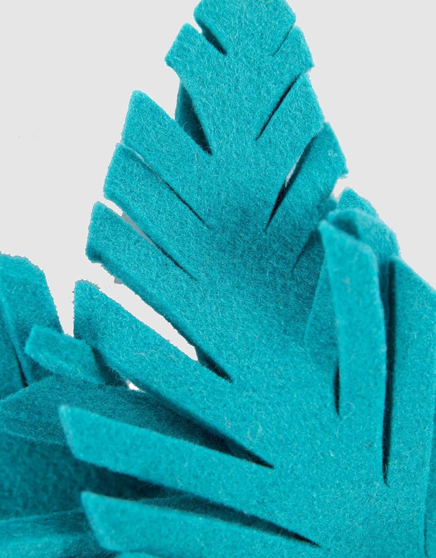 Max Alexander - Felt Leaf Fascinator
