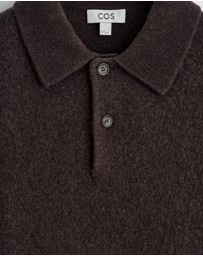 COS - Brushed-Wool Polo Shirt