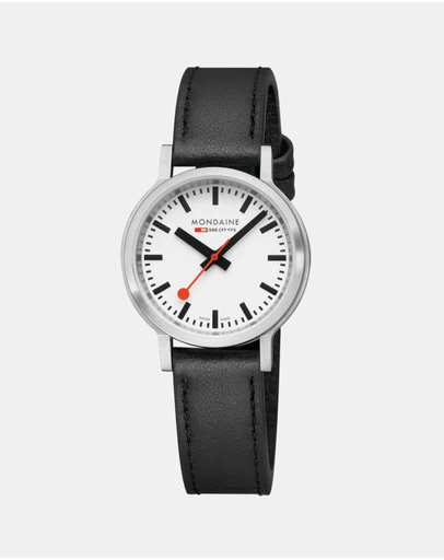 Mondaine - Mondaine Official Swiss Railways Stop2Go Automatic BackLight 34mm Watch