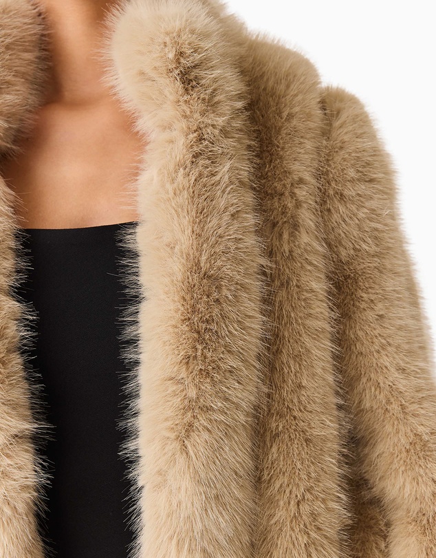 Elliatt - Faux Fur Maxi Coat