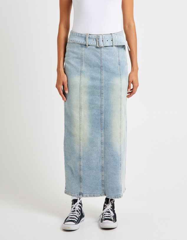 Insight - Kaya Low Belted Maxi Skirt