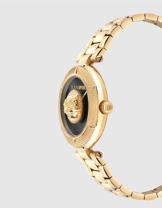 Plein Sport - OPIUM 34mm Gold Tone Analogue Watch