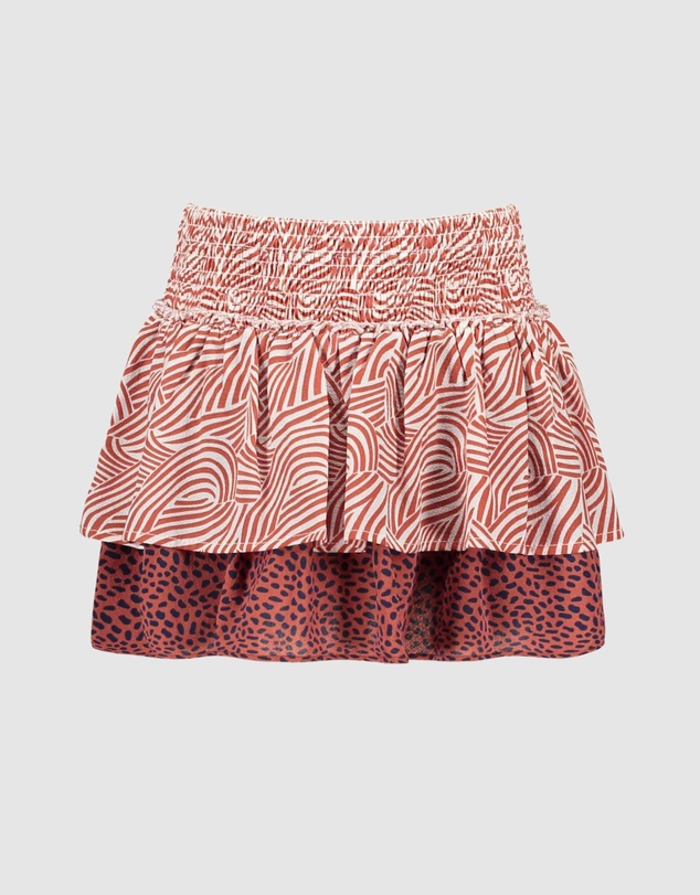 B.Nosy - Zebra Print Ruffle Skirt - Kids-Teens