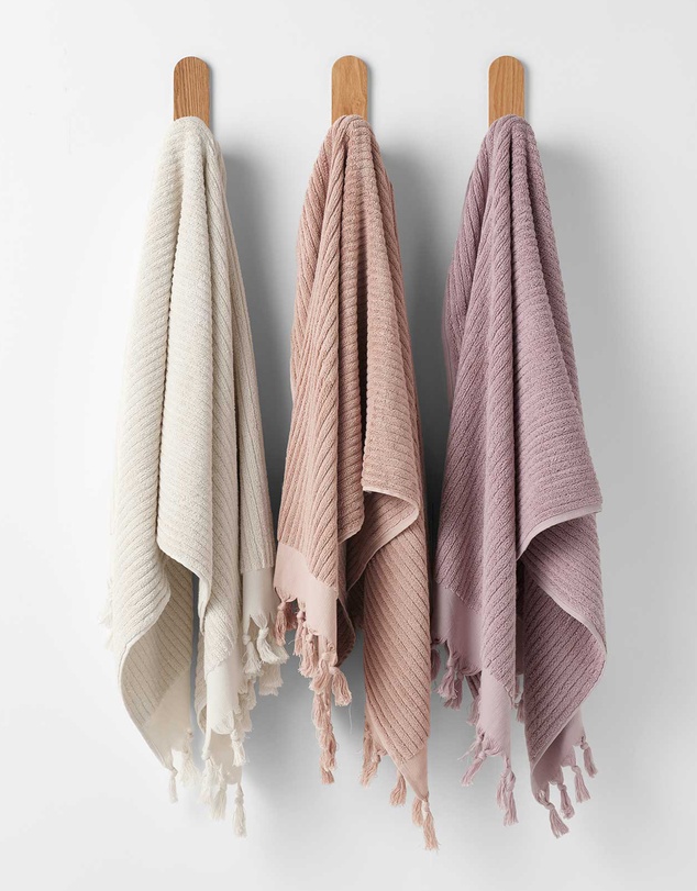 Aura Home - Paros Rib Bath Towel Set