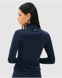 Splits59 - Stevie Active Rib Half Zip Waist Length