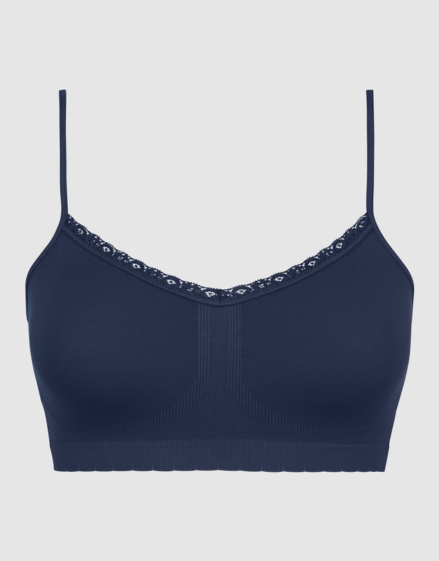 Billet Doux - Zen Attitude Crop Top Style Wirefree Bralette - 2 Pack