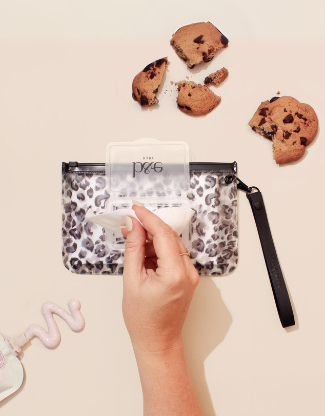Ben & Ellie Baby - Sasha Leopard Wipes Pouch