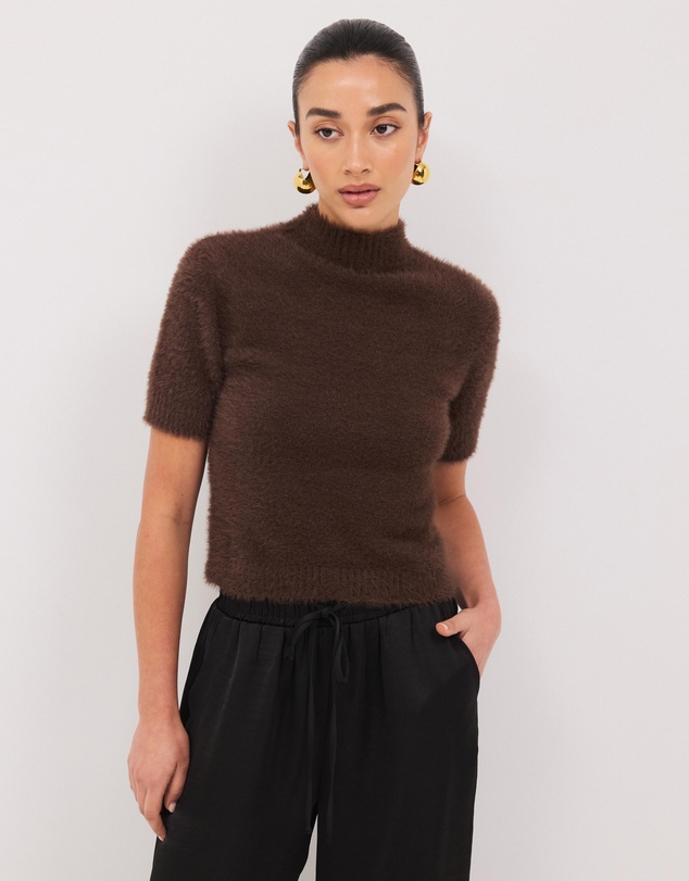 Calli - Rae Turtleneck Knit Tee