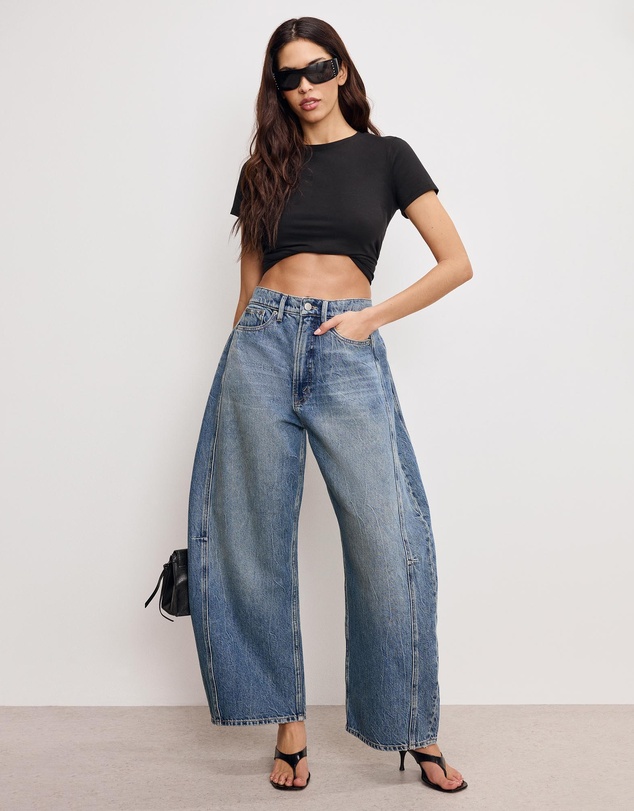 Good American - Good Extreme Barrel Jeans