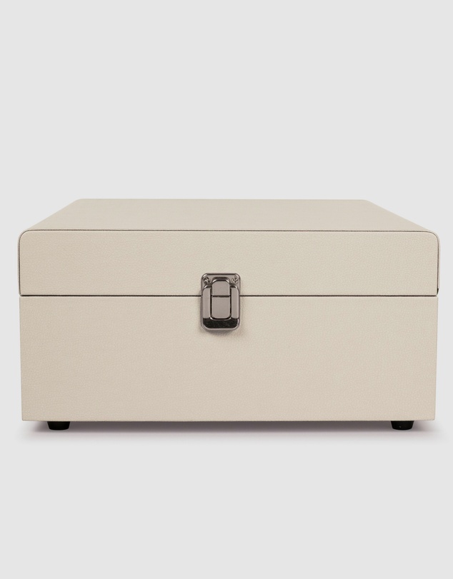 Crosley - Crosley Voyager Dune - Bluetooth Portable Turntable  & Record Storage Crate
