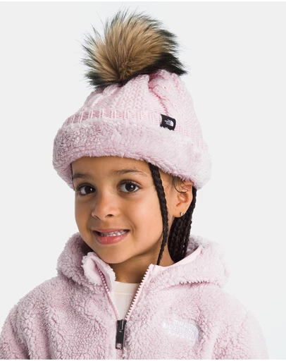 The North Face - Lined Oh Mega Fur Pom Beanie - Kids