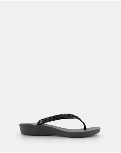 Holster - Honolulu Wedge Sandals - Black - Womens