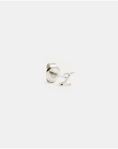 By Charlotte - Sterling Silver Love Z Earring