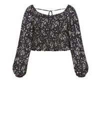 City Chic - Abbie Floral Print Top