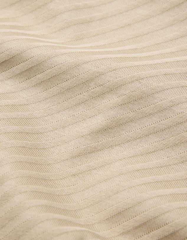 Calibre - Relaxed Diagonal Jacquard T-shirt Sand