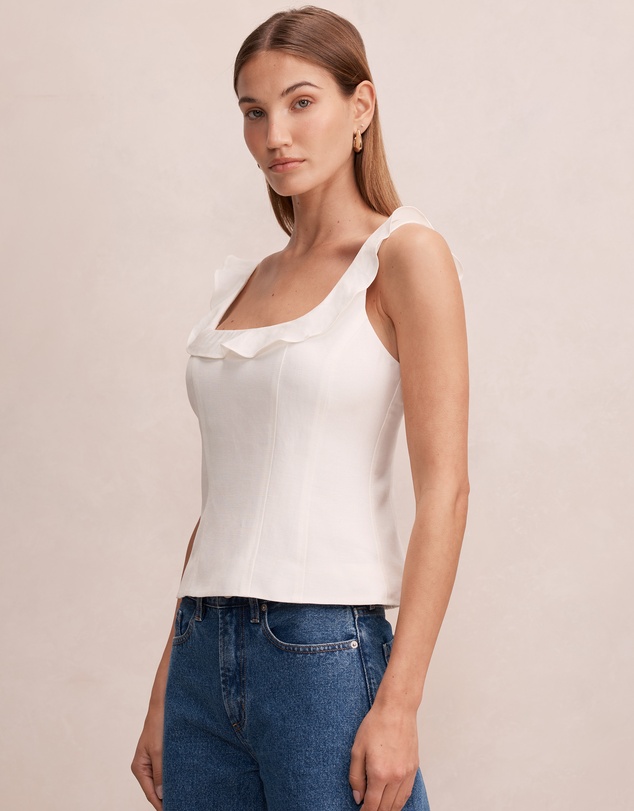 Forever New - Kennedy Lace Frill Top