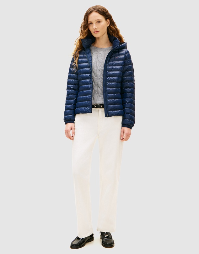Tommy Hilfiger - Water Repellent Padded Packable Slim Jacket