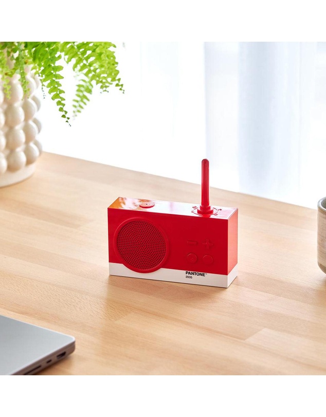 Lexon - Lexon Thykho 3 Fm Radio & Bluetooth Speaker PANTONE -2035 Red