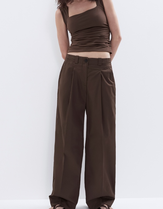 UNISON - Cotton Pleat Front Pant